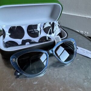 Kate Spade New York Marlah/S Cat Eye Sunglasses Blue Tortoise Hello Sunshine